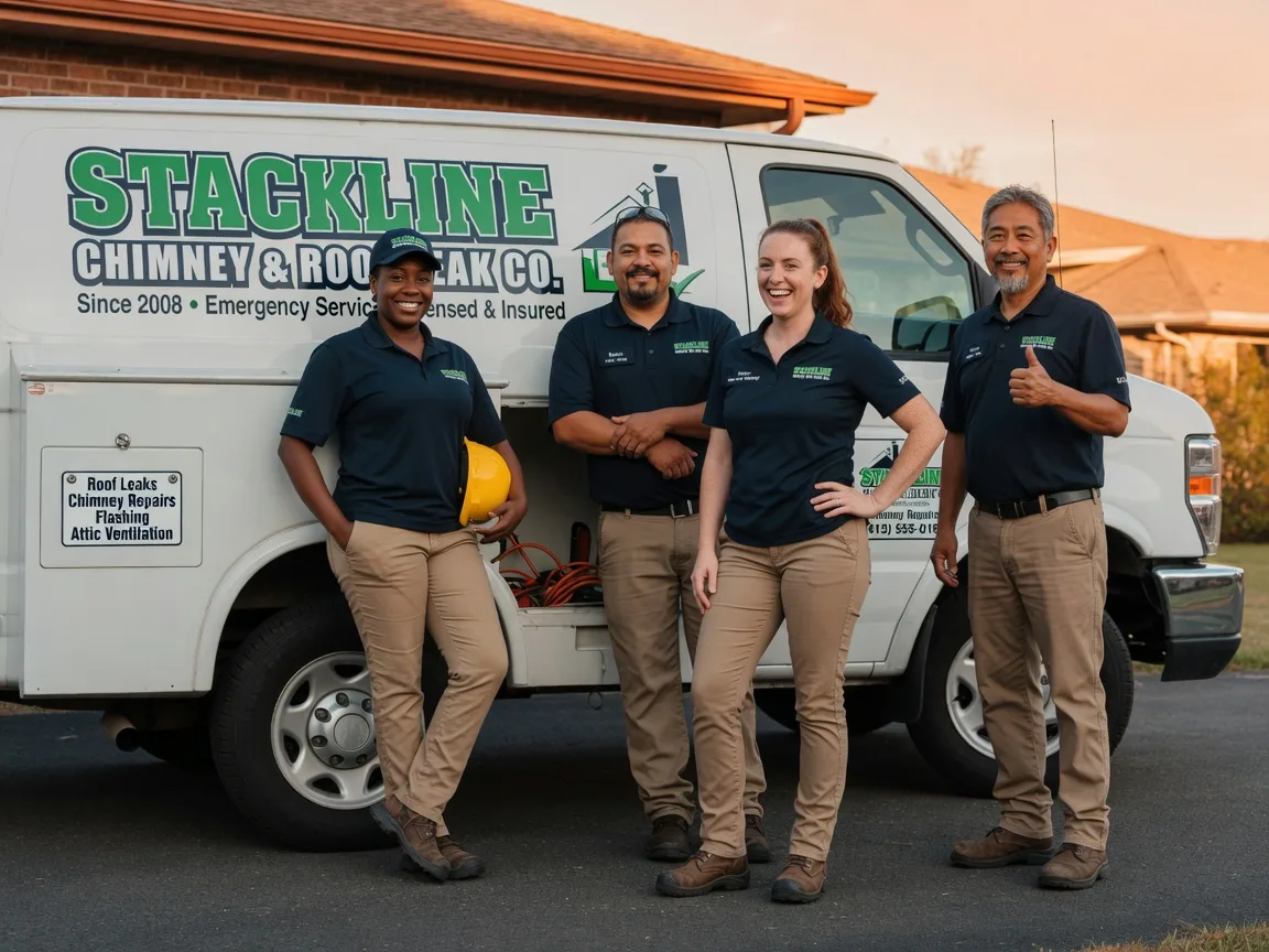 Chimney flashing repair company in Sedalia, NC